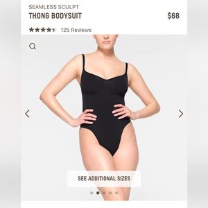 SKIMS SEAMLESS SCULPT
THONG BODYSUIT